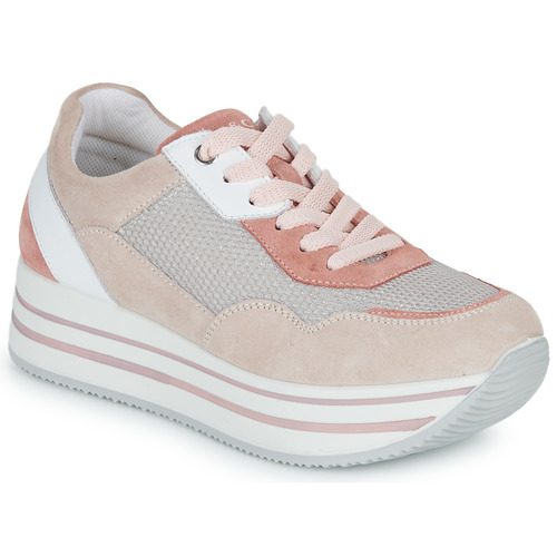 Sko Dame Lave sneakers IgI&CO DONNA KAY Pink / Hvid