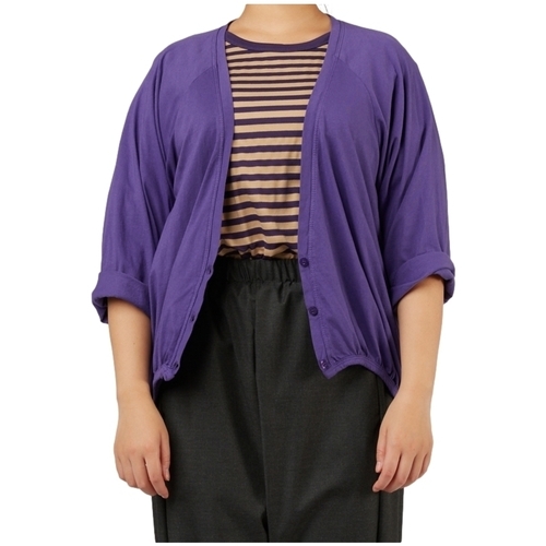 textil Dame Frakker Wendy Trendy Top 221062 - Purple Violet