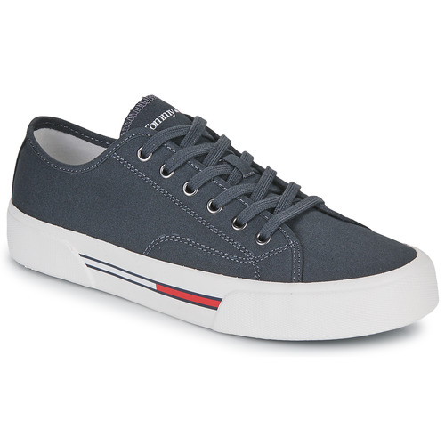 Sko Herre Lave sneakers Tommy Jeans TOMMY JEANS LACE UP CANVAS COLOR Marineblå