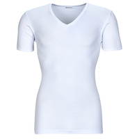 textil Herre T-shirts m. korte ærmer Eminence T-SHIRT COL V MC Hvid