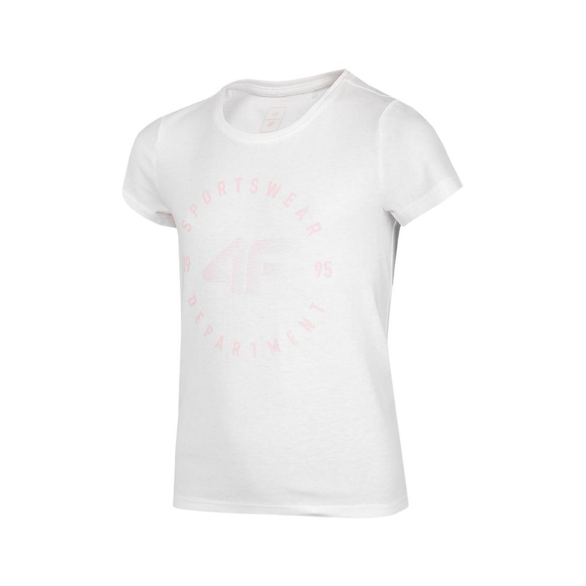 textil Pige T-shirts m. korte ærmer 4F JTSD003 Hvid