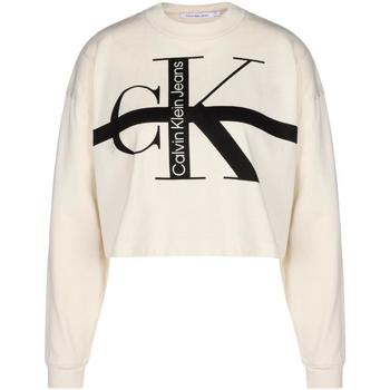 textil Dame Sweatshirts Calvin Klein Jeans  Beige