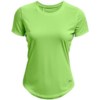 textil Dame T-shirts m. korte ærmer Under Armour Speed Stride 20 Grøn