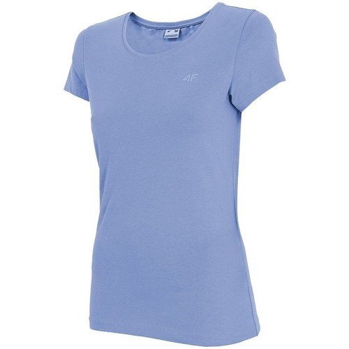 textil Dame T-shirts m. korte ærmer 4F TSD350 Blå