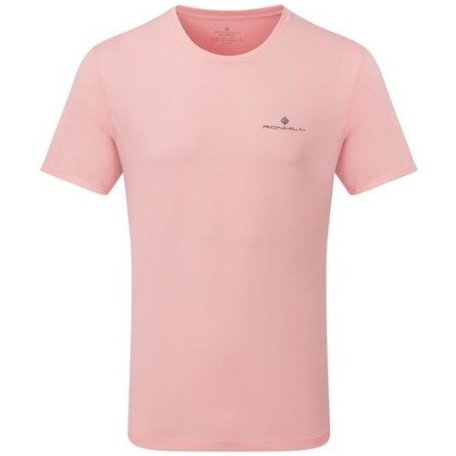 textil Herre T-shirts m. korte ærmer Ronhill Core Pink