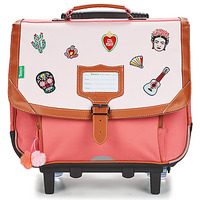 Tasker Pige Rygsække / skoletasker med hjul Tann's ADRIANA TROLLEY 38 CM Pink