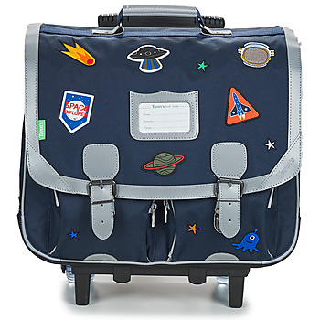 Tasker Dreng Rygsække / skoletasker med hjul Tann's ELLIOTT TROLLEY 41 CM Marineblå