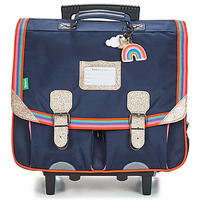 Tasker Pige Rygsække / skoletasker med hjul Tann's LEILA TROLLEY 41 CM Marineblå