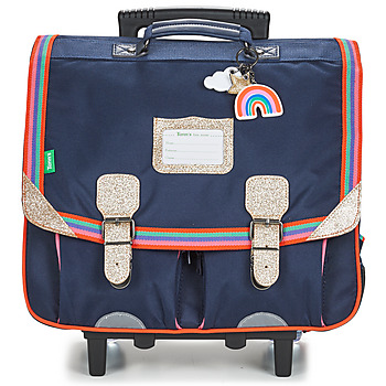 Tasker Pige Rygsække / skoletasker med hjul Tann's LEILLA TROLLEY 41 CM Marineblå