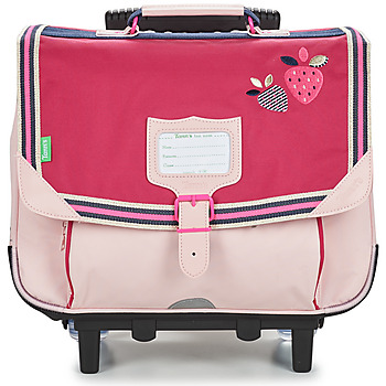 Tasker Pige Rygsække / skoletasker med hjul Tann's CELIA TROLLEY 38 CM Pink