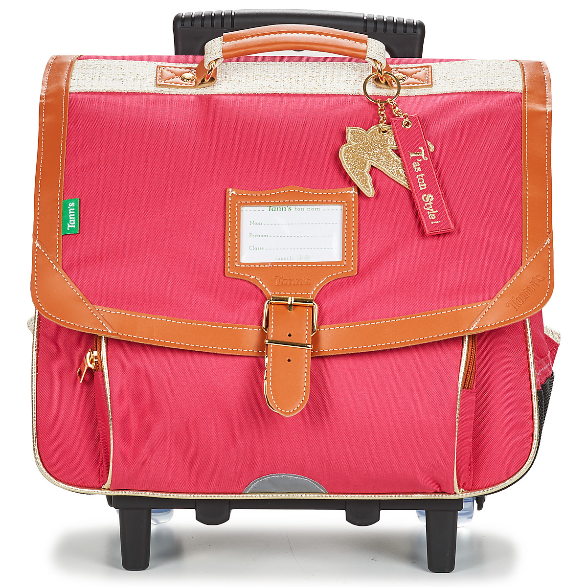 Tasker Pige Rygsække / skoletasker med hjul Tann's PALOMA TROLLEY 38 CM Pink