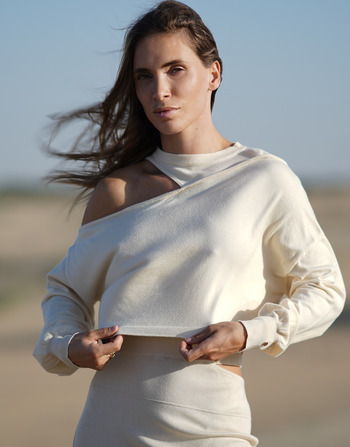 textil Dame Toppe / Bluser THEAD. GRACE TOP Sand
