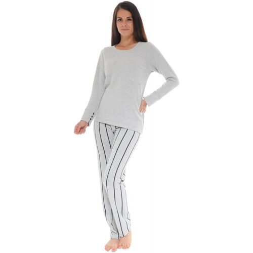 textil Dame Pyjamas / Natskjorte Pilus TIFAINE Grå