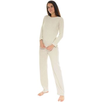 textil Dame Pyjamas / Natskjorte Pilus TALY Beige