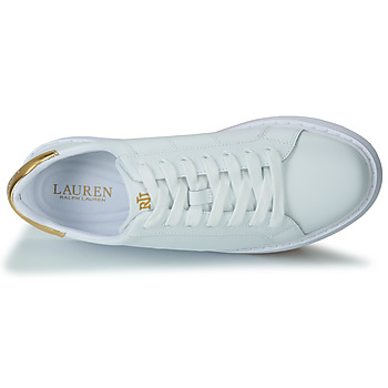 Lauren Ralph Lauren ANGELINE 4-SNEAKERS-LOW TOP LACE Hvid