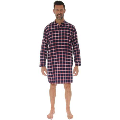 textil Herre Pyjamas / Natskjorte Le Pyjama Français RIORGES Rød