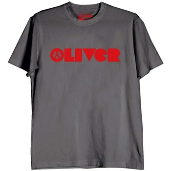 textil Herre T-shirts m. korte ærmer Oliver 83500 Grå