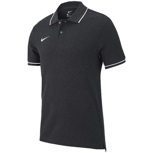 textil Dreng T-shirts m. korte ærmer Nike JR Team Club 19 Sort