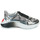 Sko Dame Lave sneakers Love Moschino SUPERHEART Sort / Hvid / Sølv