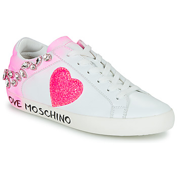 Sko Dame Lave sneakers Love Moschino FREE LOVE Pink