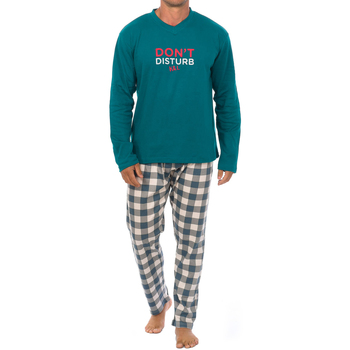 textil Herre Pyjamas / Natskjorte Kisses And Love KL130154 Flerfarvet