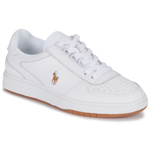 Sko Lave sneakers Polo Ralph Lauren POLO CRT PP-SNEAKERS-LOW TOP LACE Hvid