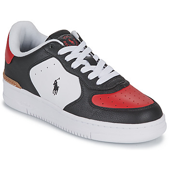 Sko Lave sneakers Polo Ralph Lauren MASTERS CRT-SNEAKERS-LOW TOP LACE Sort / Hvid / Rød
