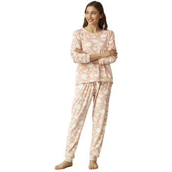 textil Dame Pyjamas / Natskjorte J And J Brothers JJBCP0300 Flerfarvet