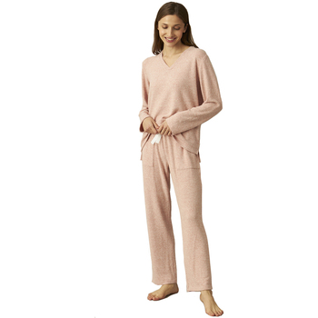textil Dame Pyjamas / Natskjorte J And J Brothers JJBCP1301 Pink