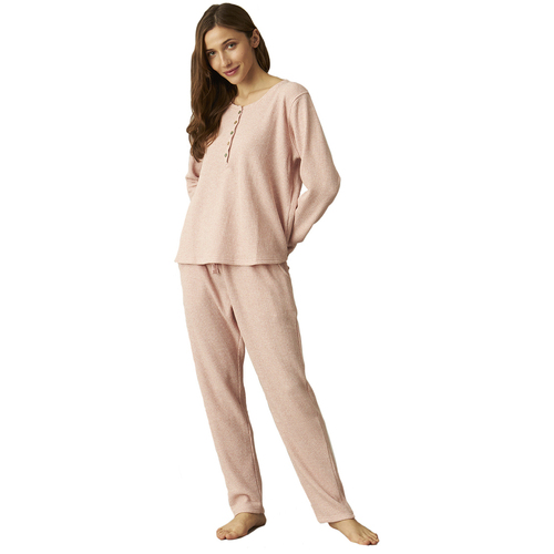 textil Dame Pyjamas / Natskjorte J&j Brothers JJBCP1901 Pink