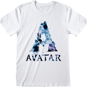 textil Langærmede T-shirts Avatar  Hvid