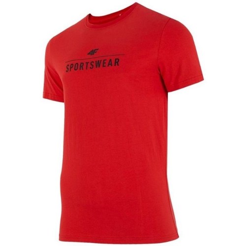 textil Herre T-shirts m. korte ærmer 4F TSM354 Rød