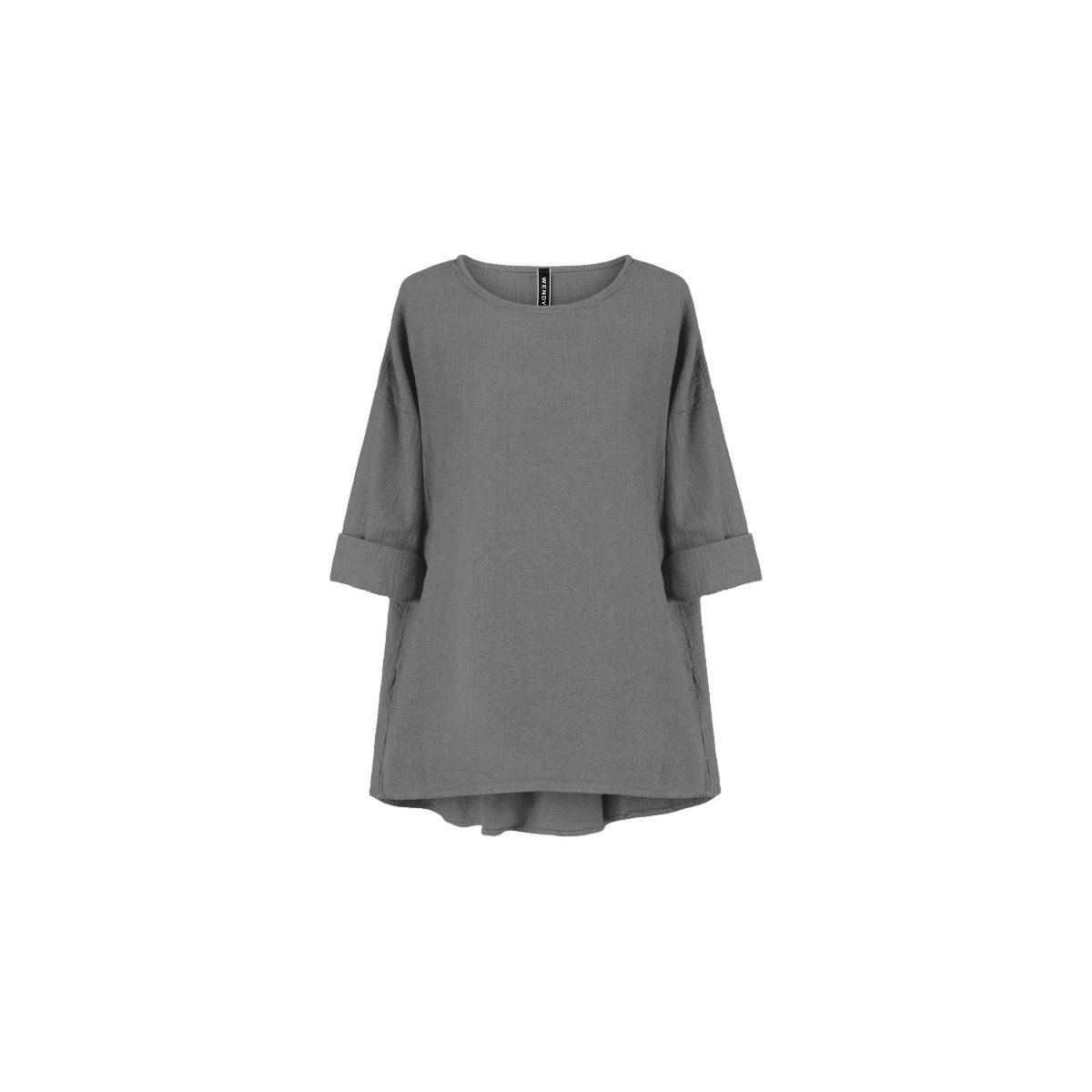 textil Dame Toppe / Bluser Wendy Trendy Top 221338 - Grey Grå