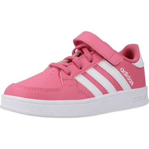 Sko Pige Lave sneakers adidas Originals BREAKNET EL C Pink