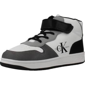 Sko Dreng Lave sneakers Calvin Klein Jeans V1X980331 Hvid