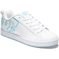 Sko Dame Sneakers DC Shoes Court graffik 300678 WHITE/WHITE/BLUE (XWWB) Hvid