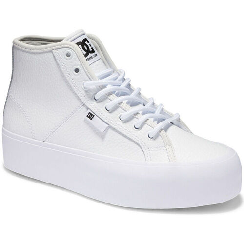 Sko Dame Sneakers DC Shoes Manual hi wnt ADJS300286 WHITE/WHITE (WW0) Hvid