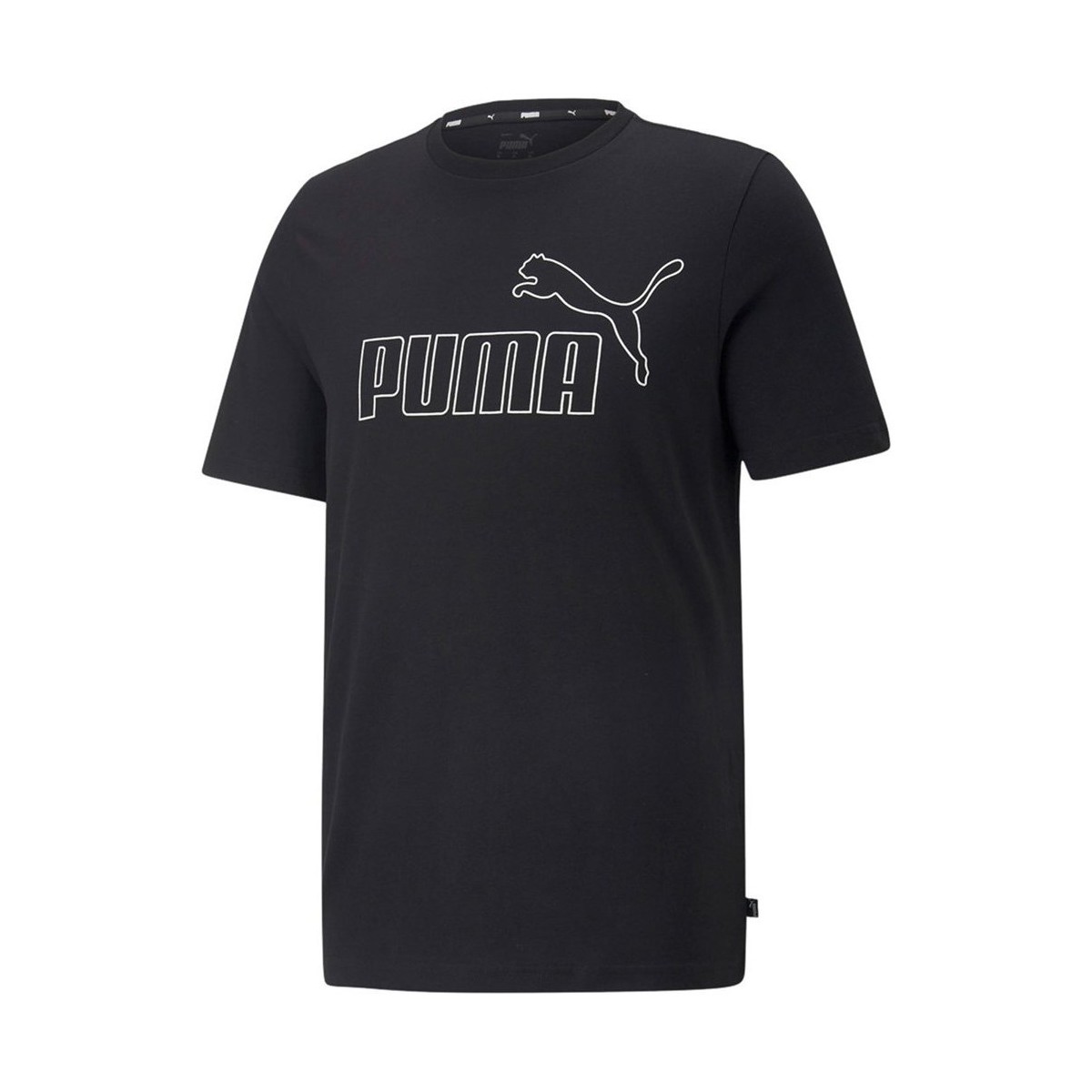 textil Herre T-shirts m. korte ærmer Puma Ess Elevated Tee Sort