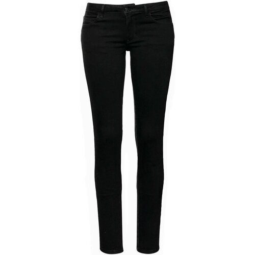 textil Dame Smalle jeans Guess W2YAJ2 D4PZ1 Sort