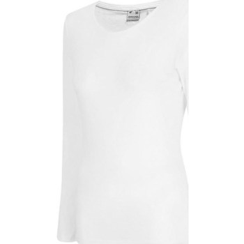 textil Dame T-shirts m. korte ærmer 4F TSDL350 Hvid