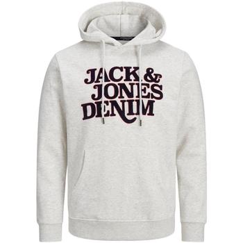 textil Herre Sweatshirts Jack & Jones  Hvid