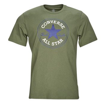 textil Herre T-shirts m. korte ærmer Converse GO-TO ALL STAR PATCH LOGO Kaki