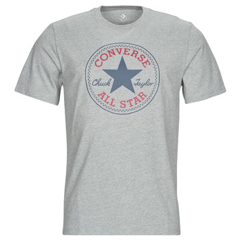 textil Herre T-shirts m. korte ærmer Converse GO-TO ALL STAR PATCH LOGO Grå