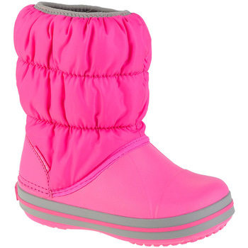 Sko Pige Vinterstøvler Crocs Winter Puff Boot Kids Pink