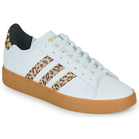 Sko Dame Lave sneakers Adidas Sportswear GRAND COURT 2.0 Hvid / Leopard / Gummi