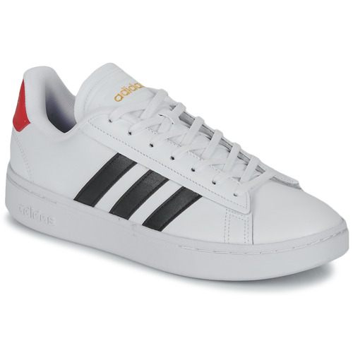 Sko Herre Lave sneakers Adidas Sportswear GRAND COURT ALPHA Hvid / Sort / Rød