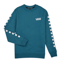 textil Dreng Sweatshirts Vans EXPOSITION CHECK CREW BOYS Blå