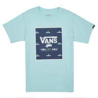 textil Dreng T-shirts m. korte ærmer Vans PRINT BOX KIDS Blå / Blå