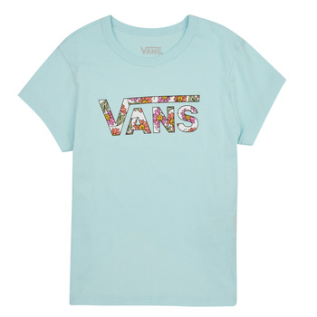 textil Pige T-shirts m. korte ærmer Vans ELEVATED FLORAL FILL MINI Blå / Lys / Flerfarvet
