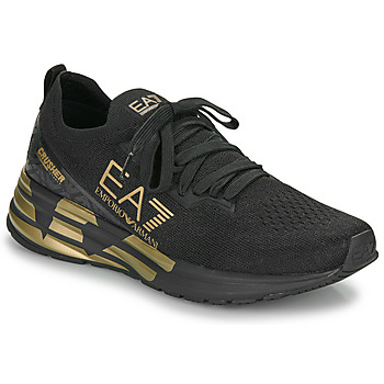 Sko Lave sneakers Emporio Armani EA7 X8X095-XK240 Sort / Guld